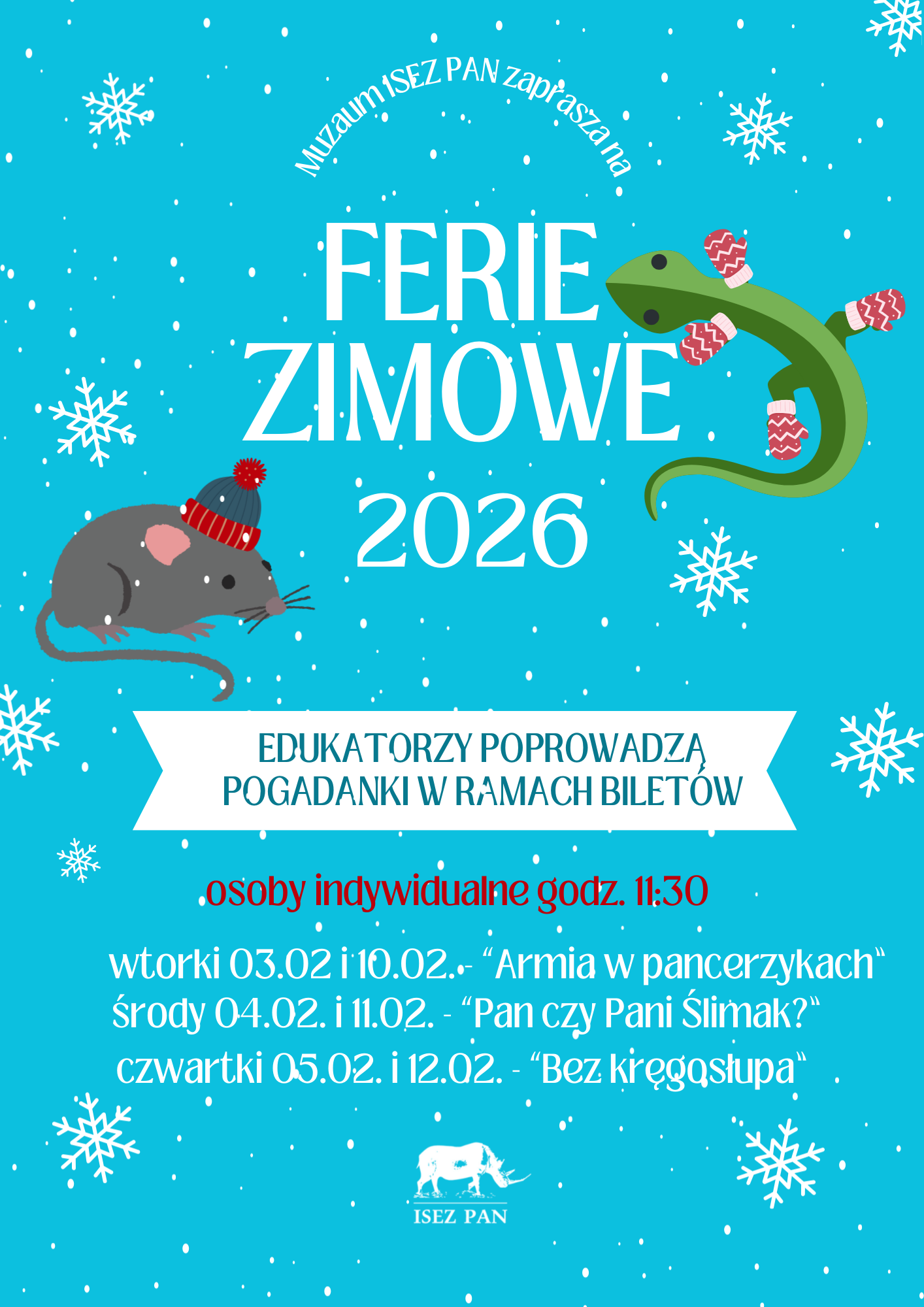 Plakat Ferie 2026 – indywidualni